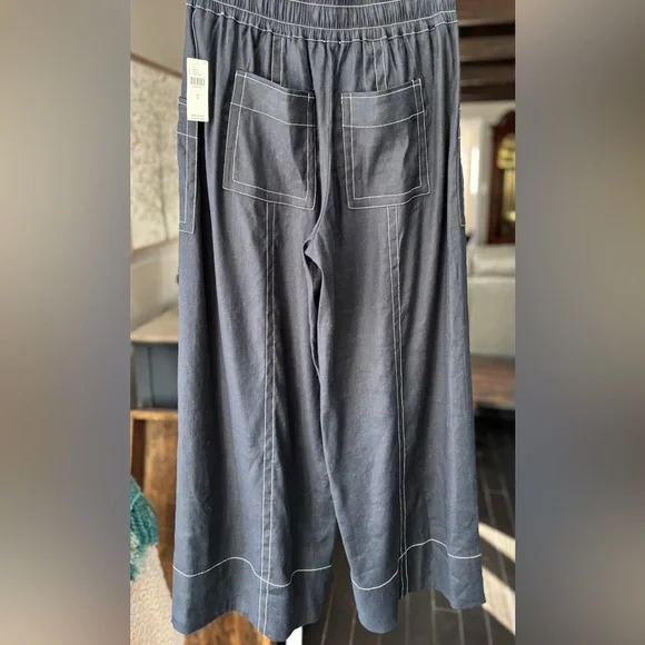 Anthropologie Maeve La Ponche Pull-On Wide-Leg Pants - Picture 9 of 10